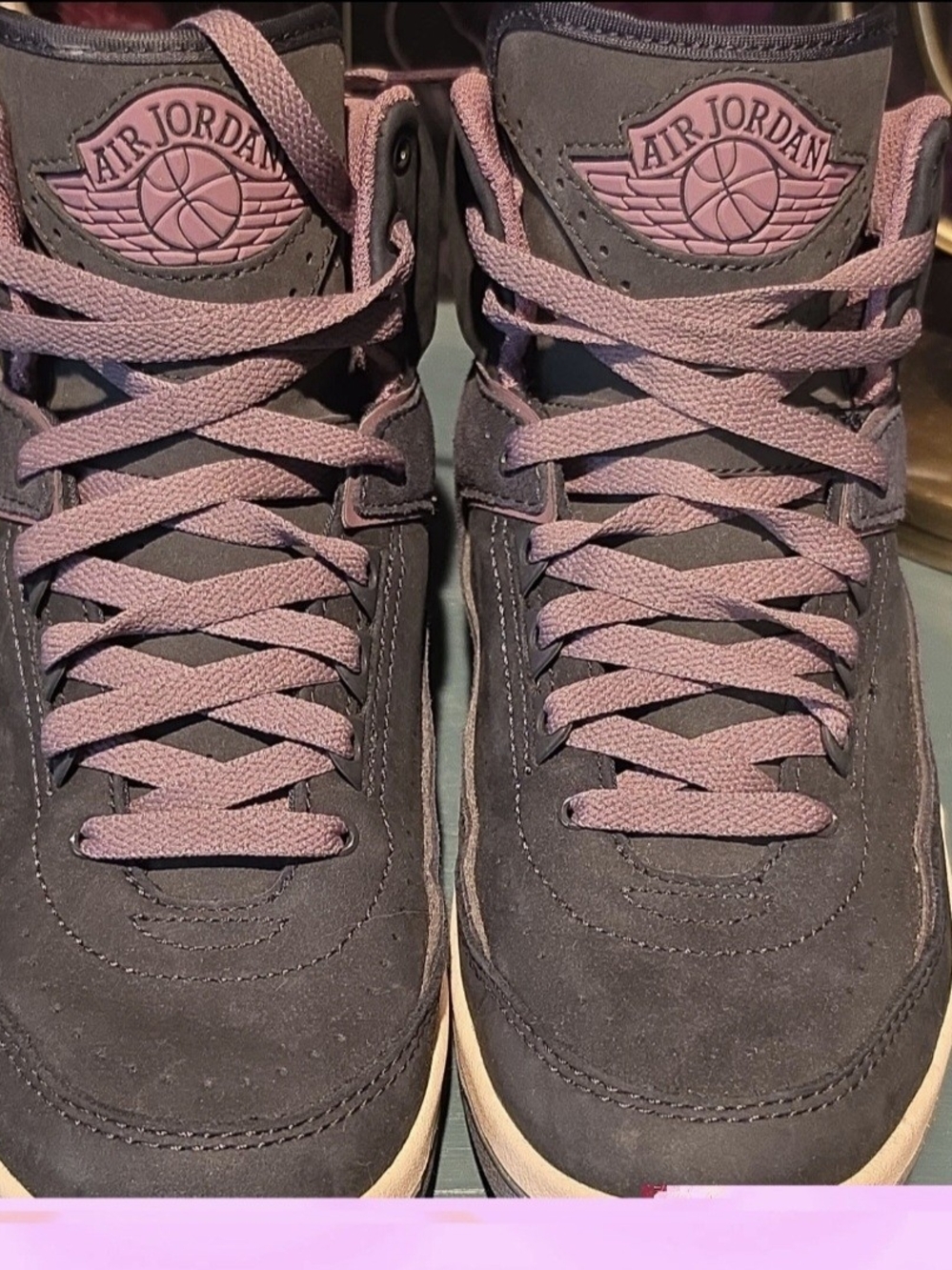 Nike Air Jordan 2 Retro Women's Size 8.5 Mauve/Gray